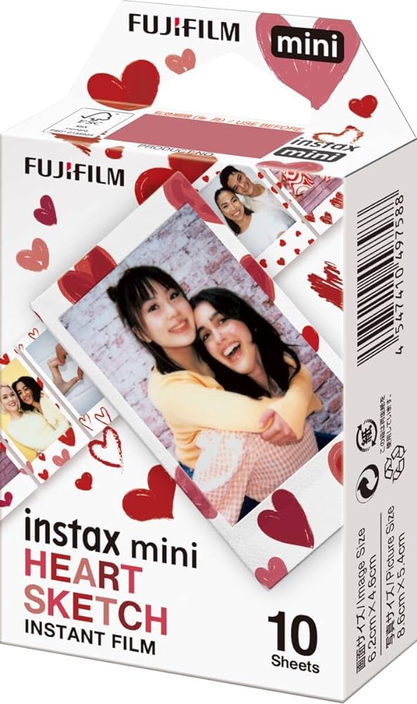 Película Instax Mini Hearts